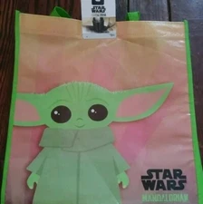Baby Yoda reusable tote bag