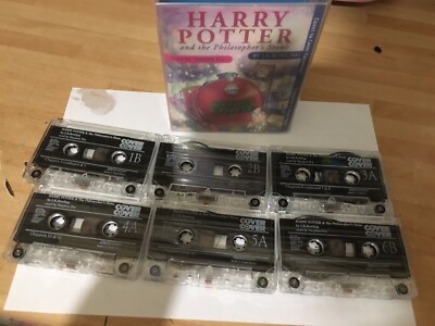 Harry Potter and the Philosopher's Stone 6 Audio Cassettes Read by Stephen Fry
