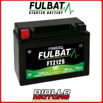 FTZ12S BATTERIA FULBAT A GEL 12V 11AH MOTO SCOOTER QUAD CROSS YTZ12S 42550637