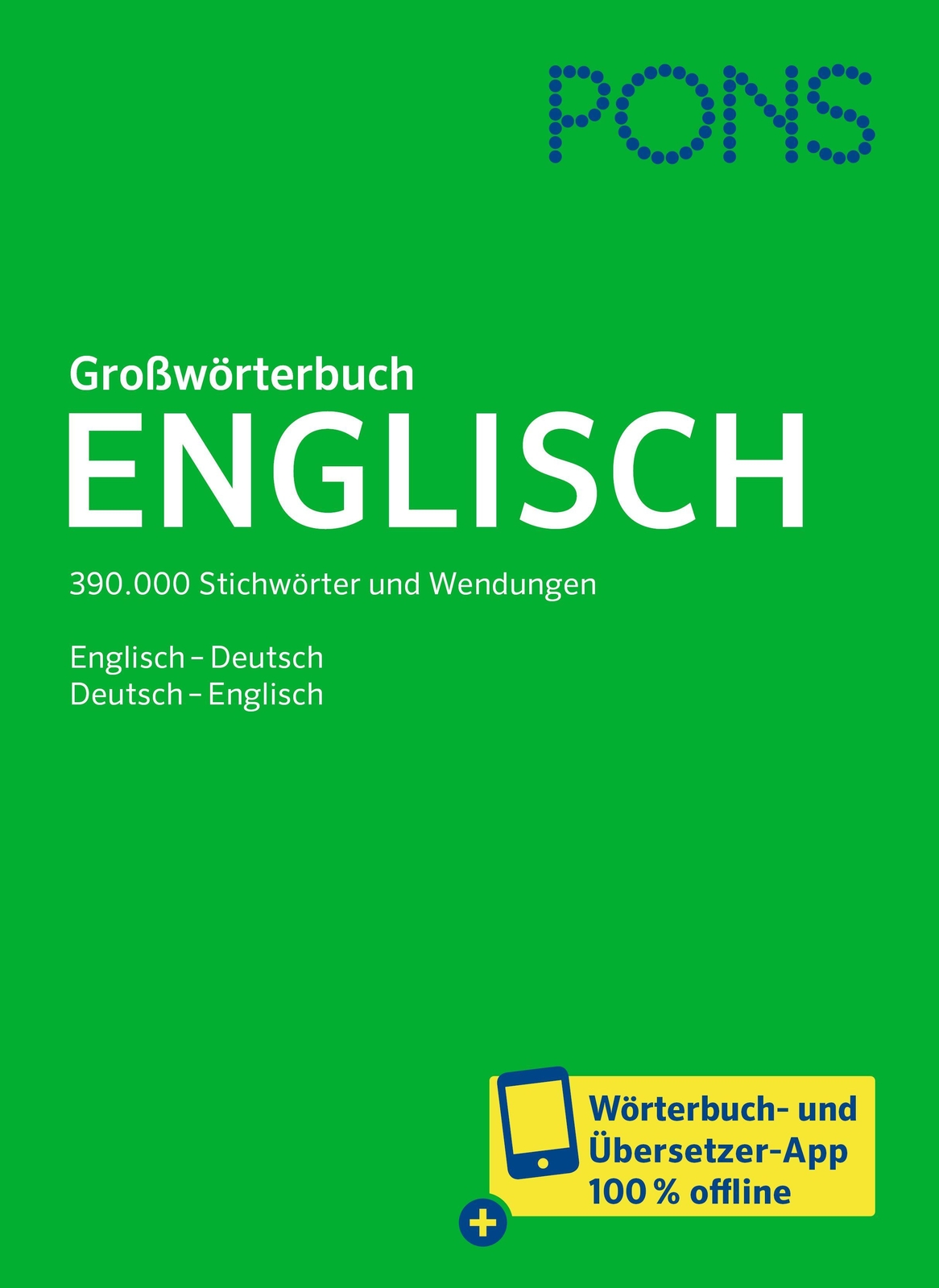 Thumbnail - Pons Großwörterbuch Englisch | Bundle | Deutsch (2022) |