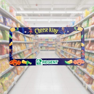 Regent Cheese Ring License Plate Frame