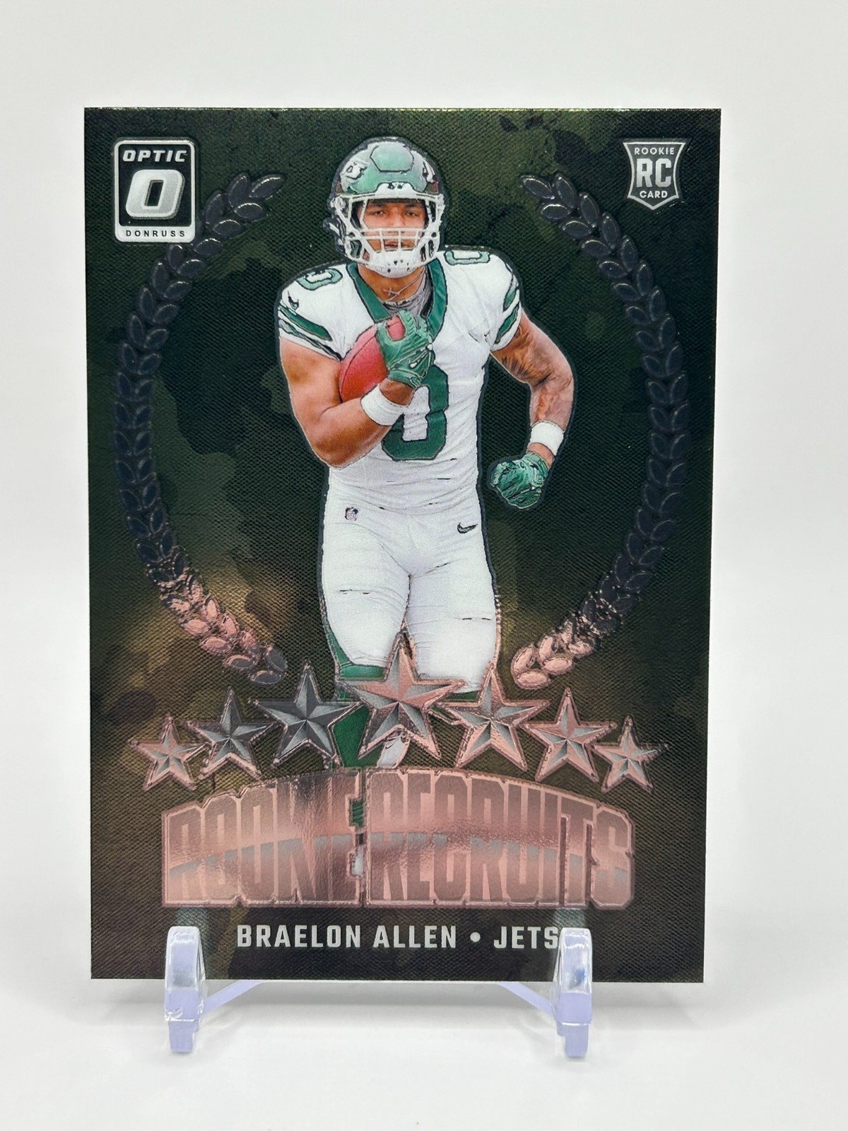 2024 Donruss Optic Braelon Allen RC Rookie Recruits #18 New York Jets