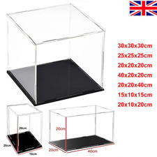 Acrylic Display Case Clear Box Dustproof Action Figure Collectible Protection