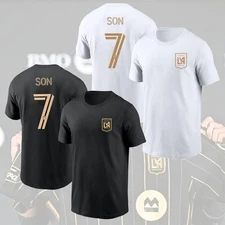 NEW! Welcome Son Heung-Min to LAFC 2025 Name & Number Gift For Fans