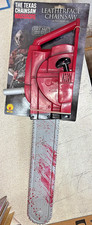 The Texas Chainsaw Massacre Leatherface Chainsaw Costume Accessory RED