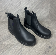 Image of Amblers slip on work boots black  Brand new -SIZE UK 9