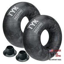 Two TYK 6-14, 6.00-14, 7-14 Farm Tractor Implement Tire Inner Tubes with Valve