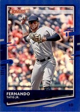 Fernando Tatis Jr 2020 Panini Donruss Blue Foil #83