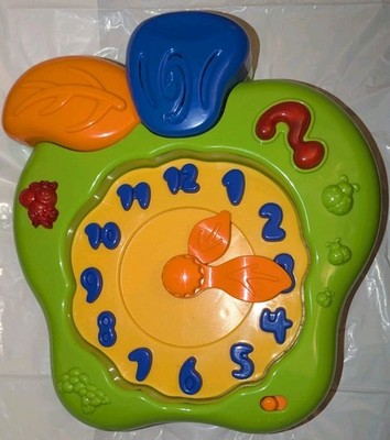 Redbox Clock Toy Vintage 2002 Electronic Battery Operated Light Sound Tick N Tea