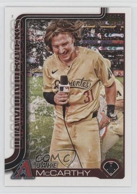 2025 Topps Series 1 Golden Mirror Image Variation SSP Jake McCarthy #243 1lq2