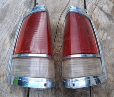 Pair Vintage 1971 Pontiac Rear Tail Light Set Lenses Housings Left Right