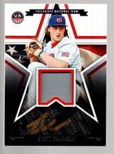 2025 USA Stars & Stripes  Auto Materials Black Gold #SSM-BR Brett Renfrow