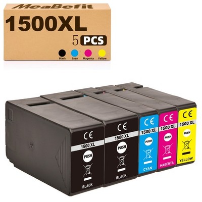 5x PGI-1500  Drucker Patronen für Canon MB2750 M2150 MB2350 MB2100 MB2300 MB2700