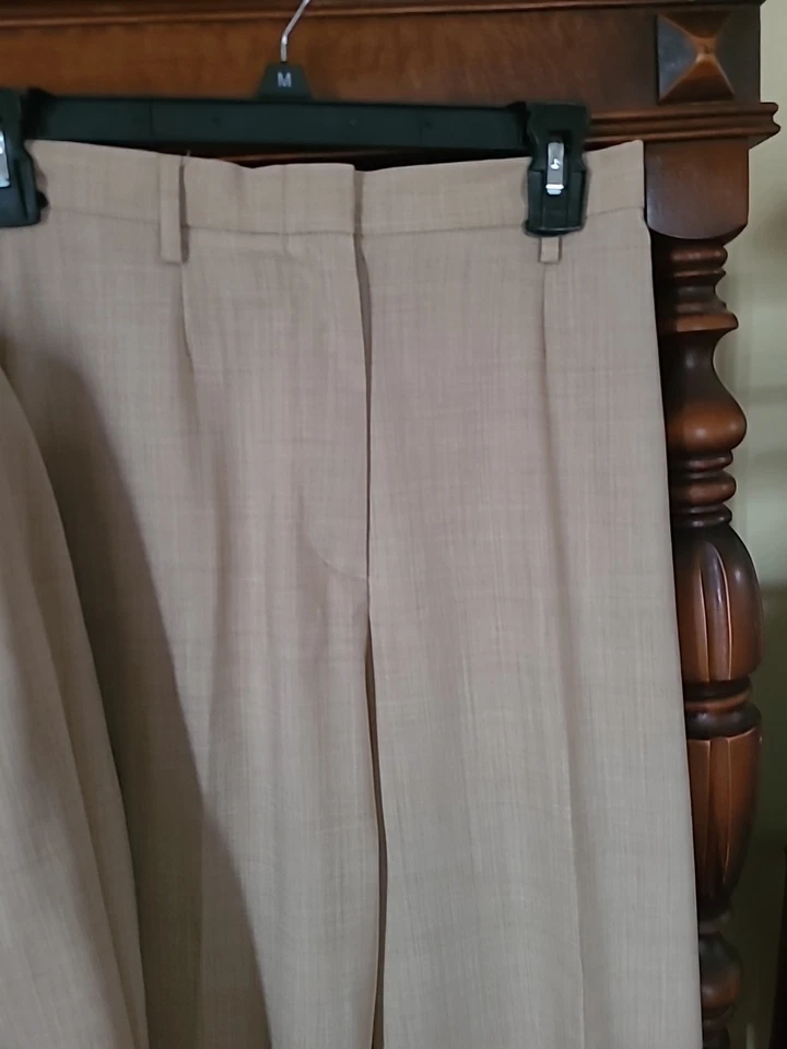 Traje Max Mara 100% Lana Beige Bronceado Italia A Medida LUZ 8 6 M $1,170 Foto 3 de 4