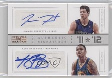 2012 Panini National Treasures 25/49 Jimmer Fredette Kent Bazemore #40 Auto 2k0
