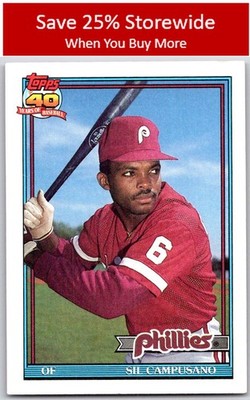 Sil Campusano 1991 Topps #618 Philadelphia Phillies