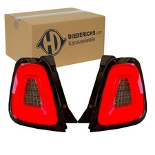 DIEDERICHS TUNING LED RÜCKLEUCHTEN ROT/SCHWARZ passend für FIAT 500 500E/L/X