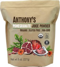 Anty's Organic Pomegranate Juice Powder,Gluten Free, Non O, Vegan