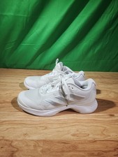 Adidas Avacourt Women's Cloud White Silver Metallic Tennis Shoes GX7814