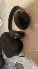 Beats by Dr. Dre Black Bluetooth Over-Ear Headphones Foldable w/ Case  Cables