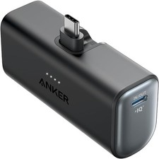 Anker Nano Power Bank, Mini Portable Charger Built-In Foldable USB-C Connector
