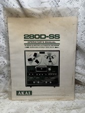 Vintage Akai 280D SS Operator s Manual Origin...