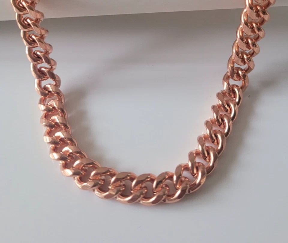 纯纯纯天然铜古巴链项链遏制关节炎治疗项链 — 第 3/4 张图片