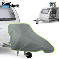 Deichselhaube Universal Grau 420D Mit Reflexstreifen Und Klickverschluss