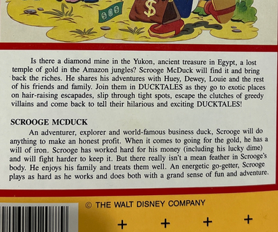 Vintage Disney Ducktales Bend-ems Scrooge McDuck JusToys 90s for