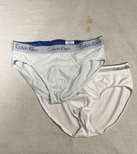 Calvin Klein vintage Briefs - white / blue - Medium - Air FX - Lot of 2