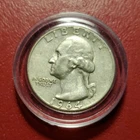 1964 d Washington Quarter Denver Mint Silver 25C US Coin Circulated