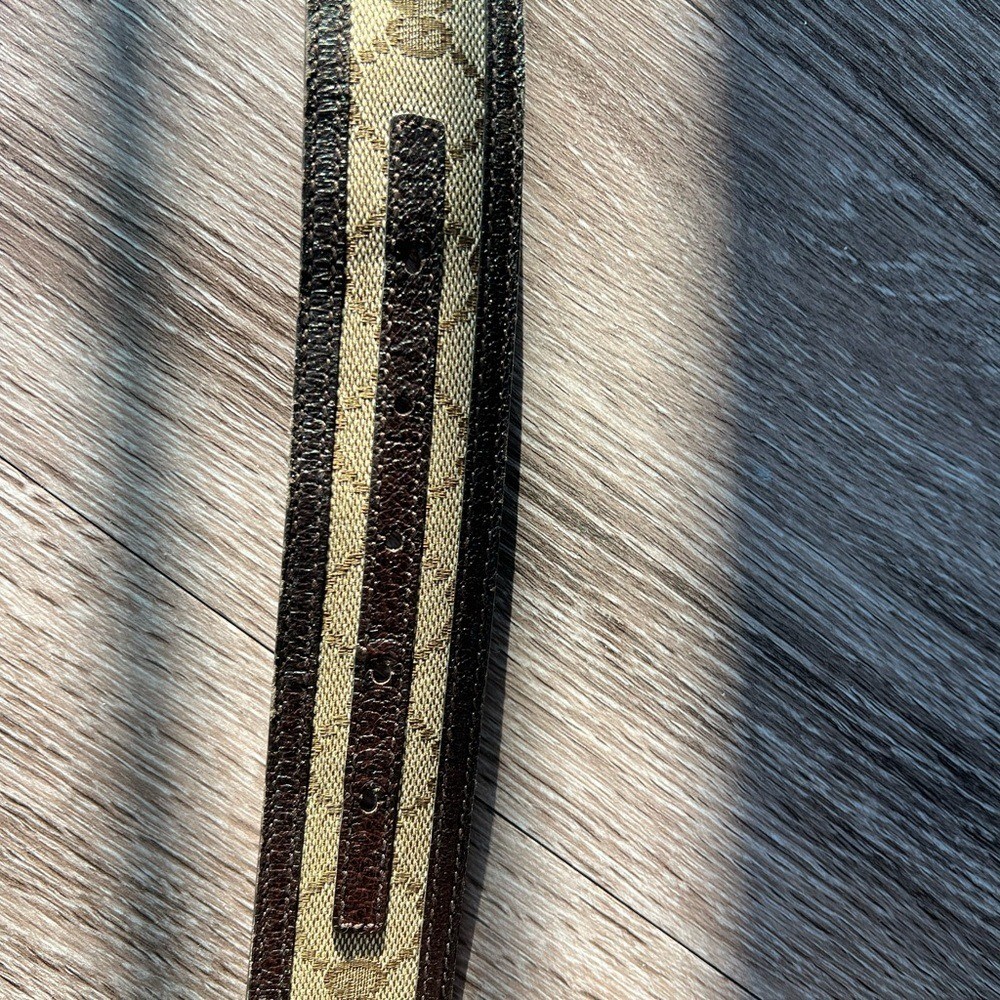 Authentic Gucci Interlocking G Men's Monogram Belt - image 6