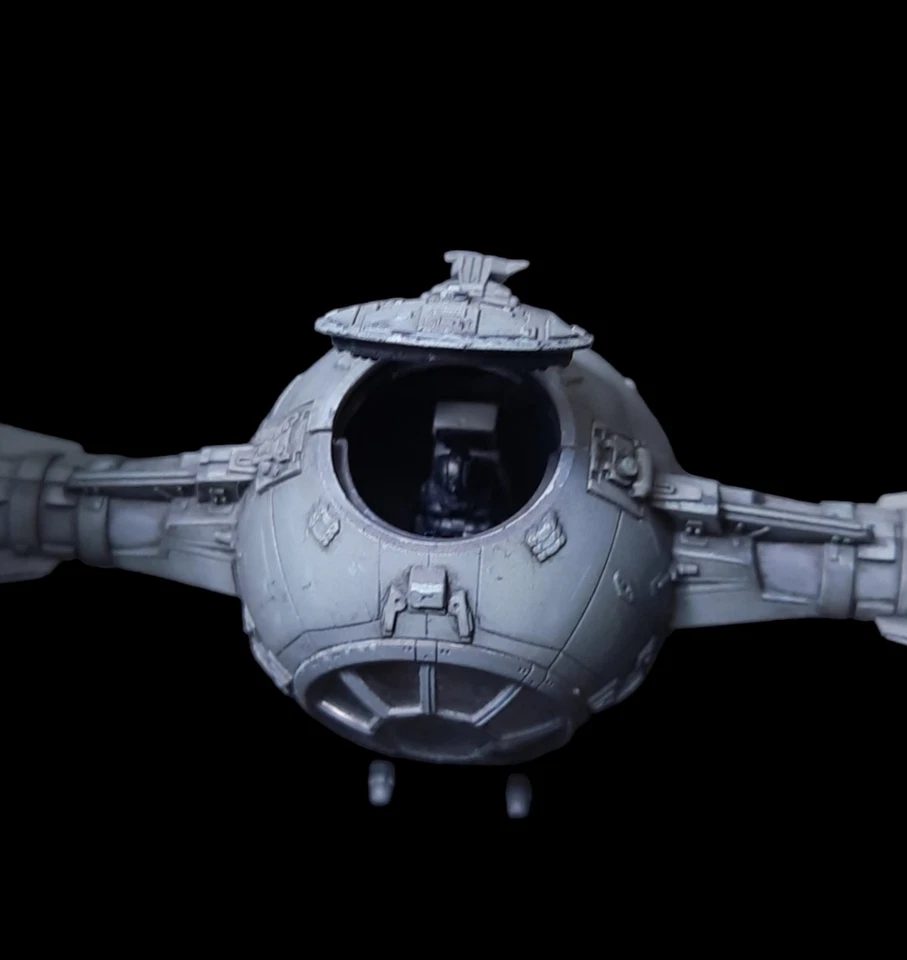 Star Wars Bandai 1/72 TIE Fighter Built & Painted - Image 4 of 4