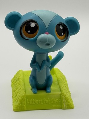 Littlest Pet Shop Magic Motion Blue Monkey McDonald s Happy Meal Toy