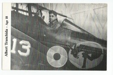 Postcard: SIGNED Albert Tranchida, 1919; Sopwith E-5, Kelly Field, Texas; donkey