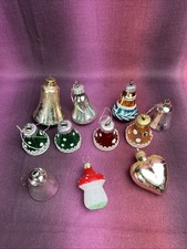 Christbaumschmuck Konvolut 11 Teile Weihnachtsschmuck DDR Vintage