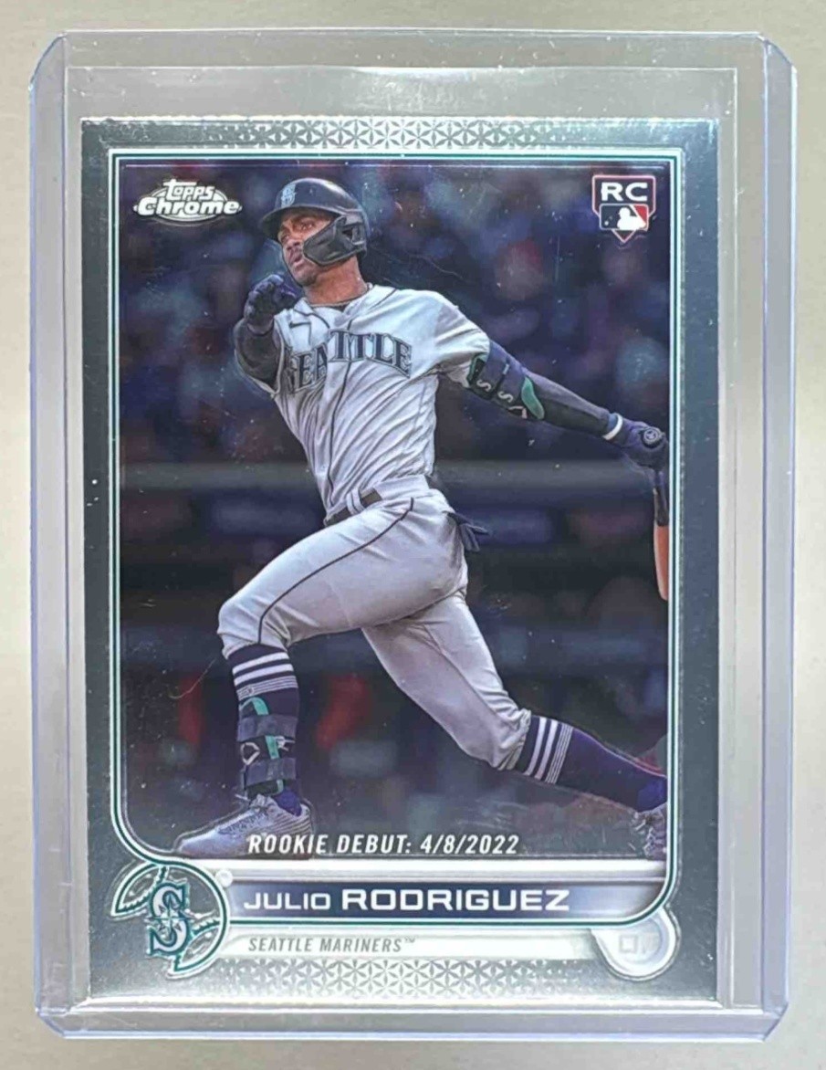 Julio Rodriguez 2022 Topps Chrome Update #USC165 Rookie RC