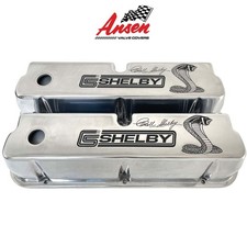 Ford Cs Shelby Signature Cobra Tall Valve Covers - Polished Premium Series