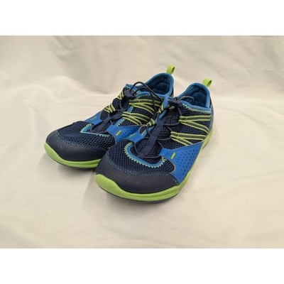 Teva Scamper Trail Sneaker Green and Blue Boys Shoes Sz 6Y Womens 7.5