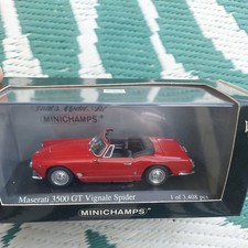 Minichamps 1/43 Maserati 3500 GT Vignale Spider Very G Condition Limited Edition