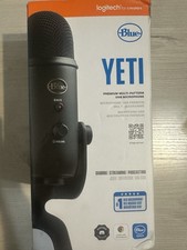 Blue Yeti USB Desktop Microphone Black Multi-Pattern Mute Switch Gain Control