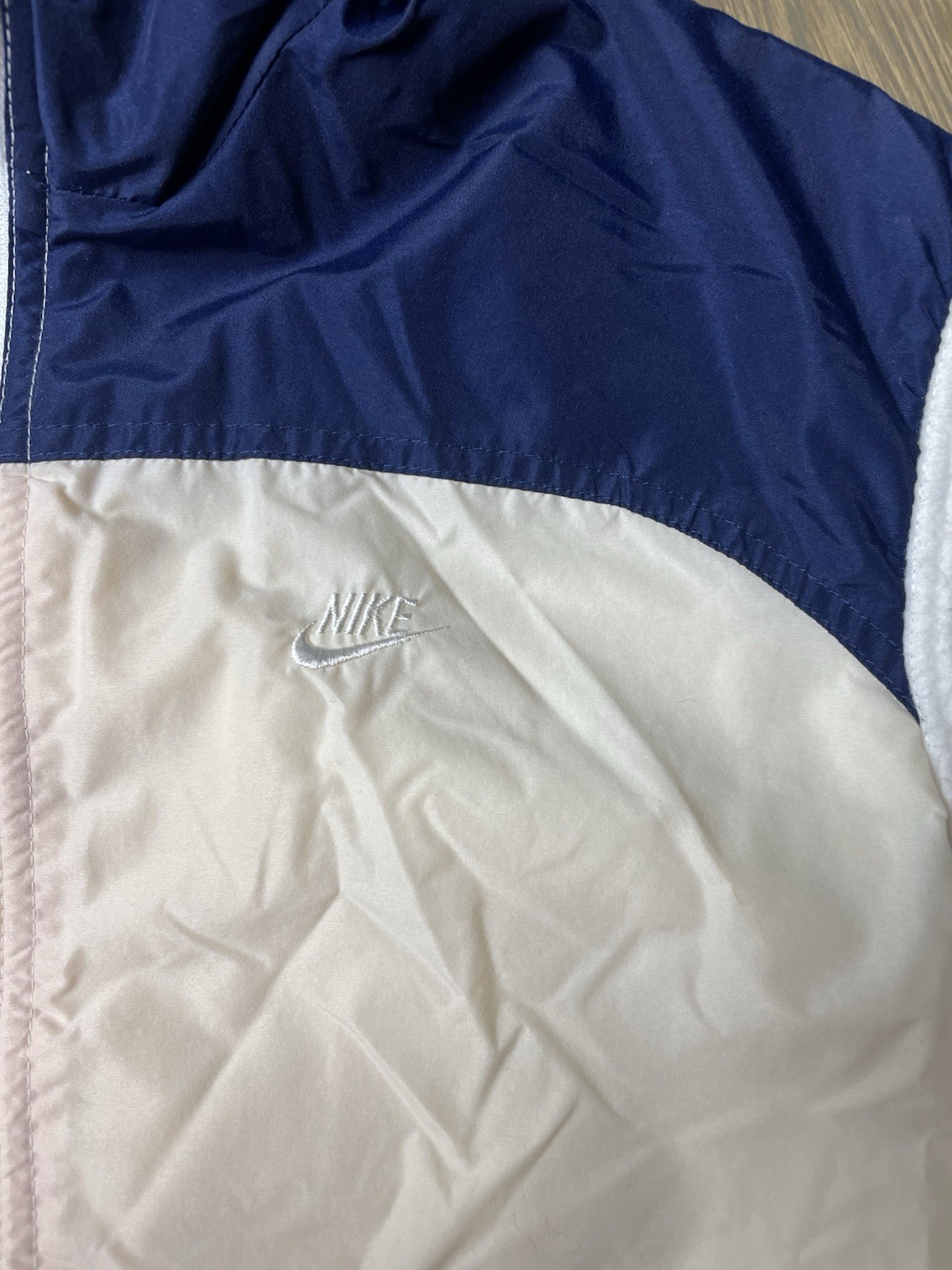 VTG 1980s Nike Reissue Walliwaw Sleeveless Vest Unisex Sz M Fleece White Sport image 9