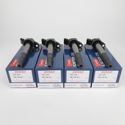 4X Ignition Coil DENSO For Denso 90919-02258 673-1310 Toyota Corolla Prius 1.8L
