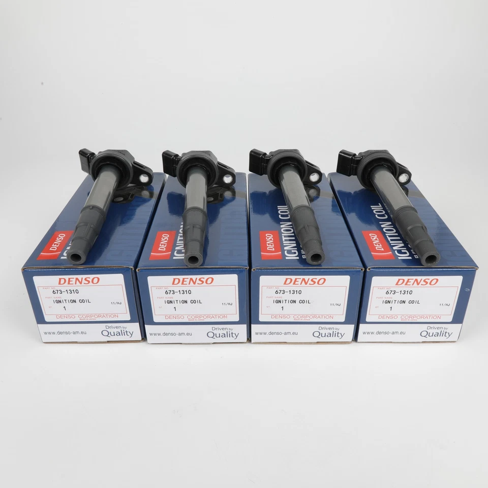 4X Ignition Coils DENSO OEM 2ZRFE Set M 90919-02258 1.8L Toyota Corolla Prius - Image 2 of 4