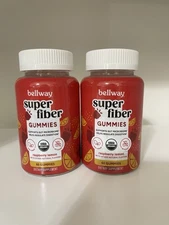 2 X Bellway Raspberry Lemon Super Fiber Gummies 60 Gummies EXP 11/2025