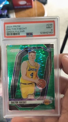 2024-25 Panini Prizm - Dalton Knecht #238 Green Pulsar Prizm /25 (RC)