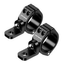Thicken UTV LED Light Bar Mounts 2PCS, Heavy Duty CNC Aluminum 360