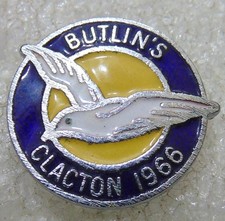1966 Butlin's Holiday Camp Clacton Essex Badge
