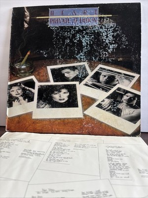 HEART - PRIVATE AUDITION - 1982 EPIC RECORDS VINYL ALBUM - FE 38049 / EX