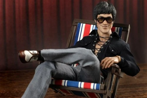 Figura Micon Escala 1/6 Bruce Lee Versión Casual Hot Toys Japón Actor Foto 4 de 4